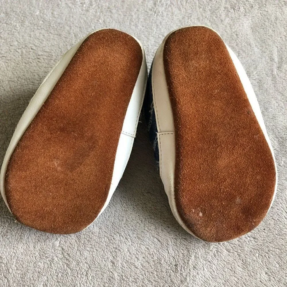 Denim Newborn Baby Pre-walker Shoes